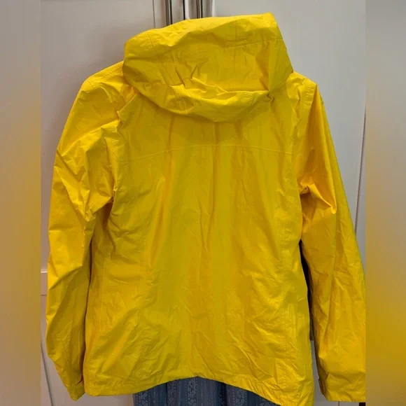 COLUMBIA WOMENS YELLOW RAIN COAT YELLOW - Picture 4 of 4